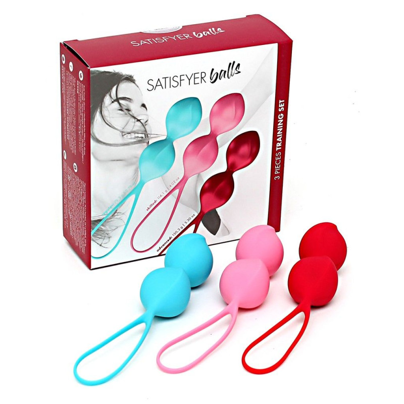 Набір вагінальних кульок Satisfyer Strengthening Balls C02 double