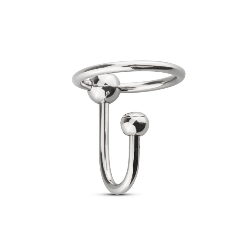 Уретральная вставка с кольцом Sinner Gear Unbendable - Sperm Stopper Solid