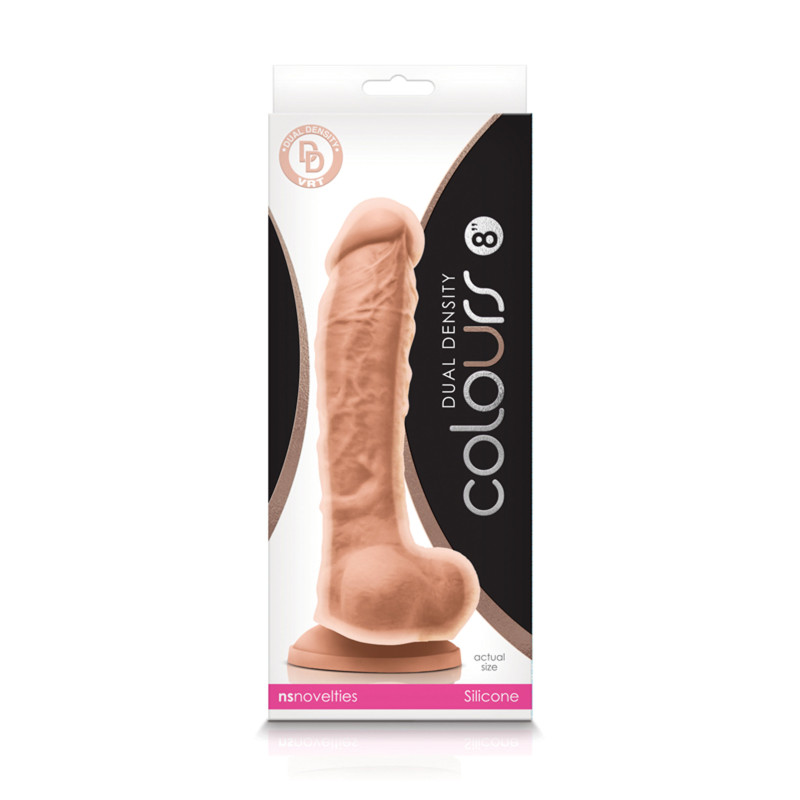 Фаллоимитатор на присоске Colours - Dual Density Beige