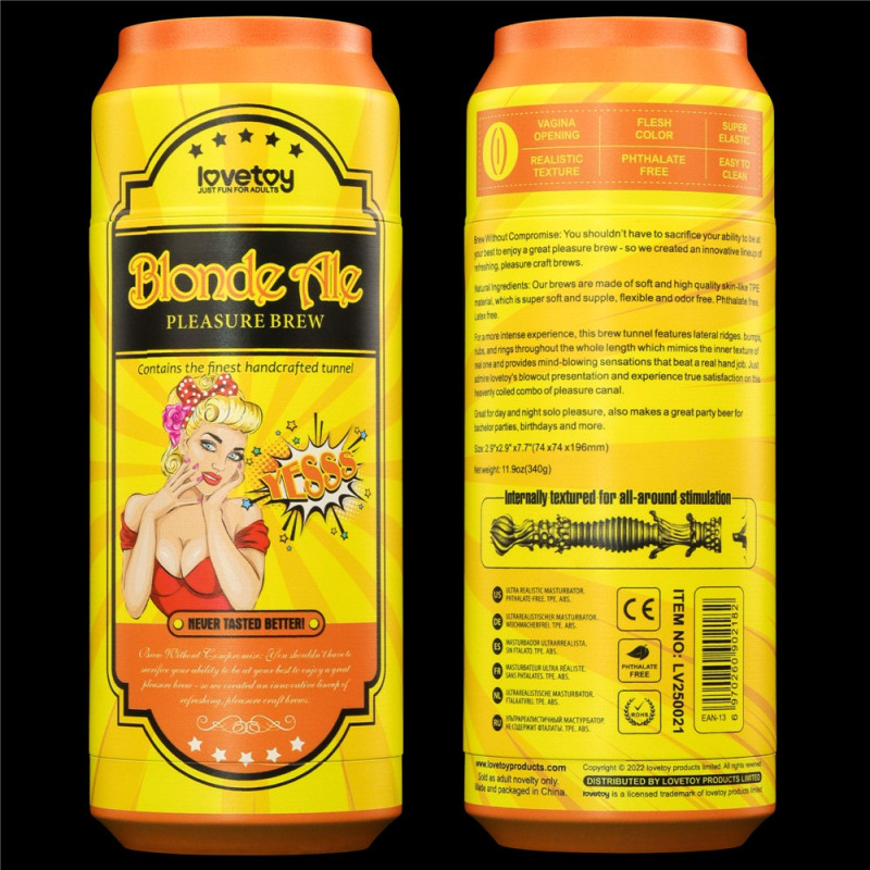 Мастурбатор - банка пива Lovetoy Blond Ale