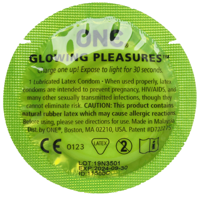 One Glowing Pleasures - презервативи що світиться