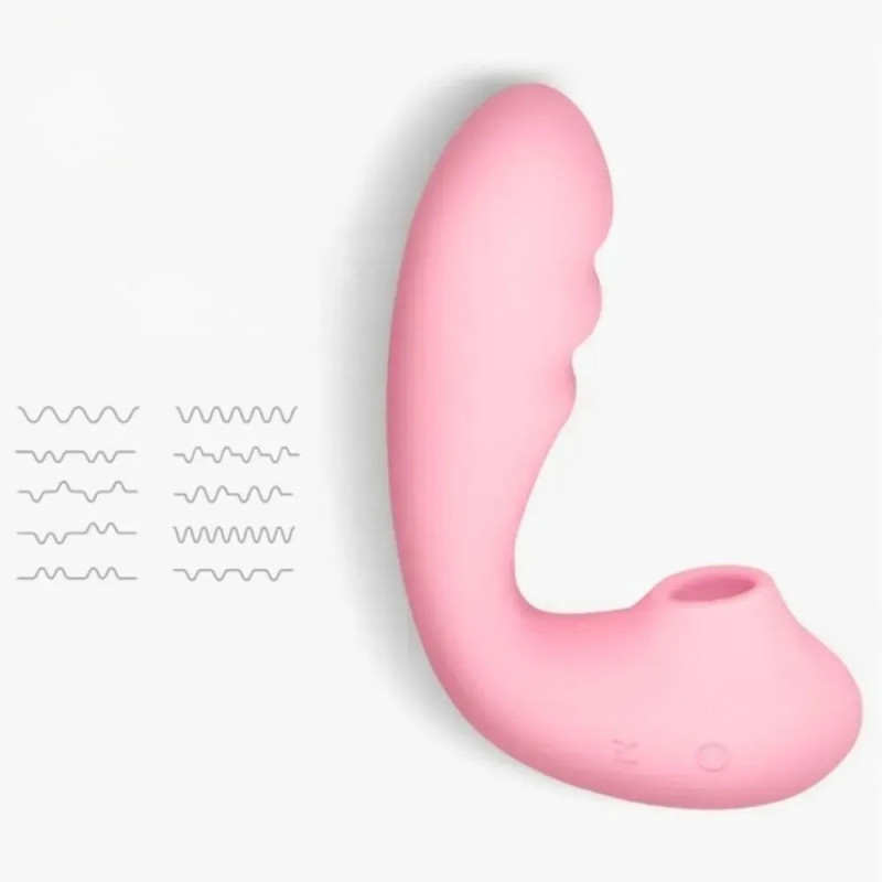 Вакуумный вибратор с двойной стимуляцией BeYourLover Tara X