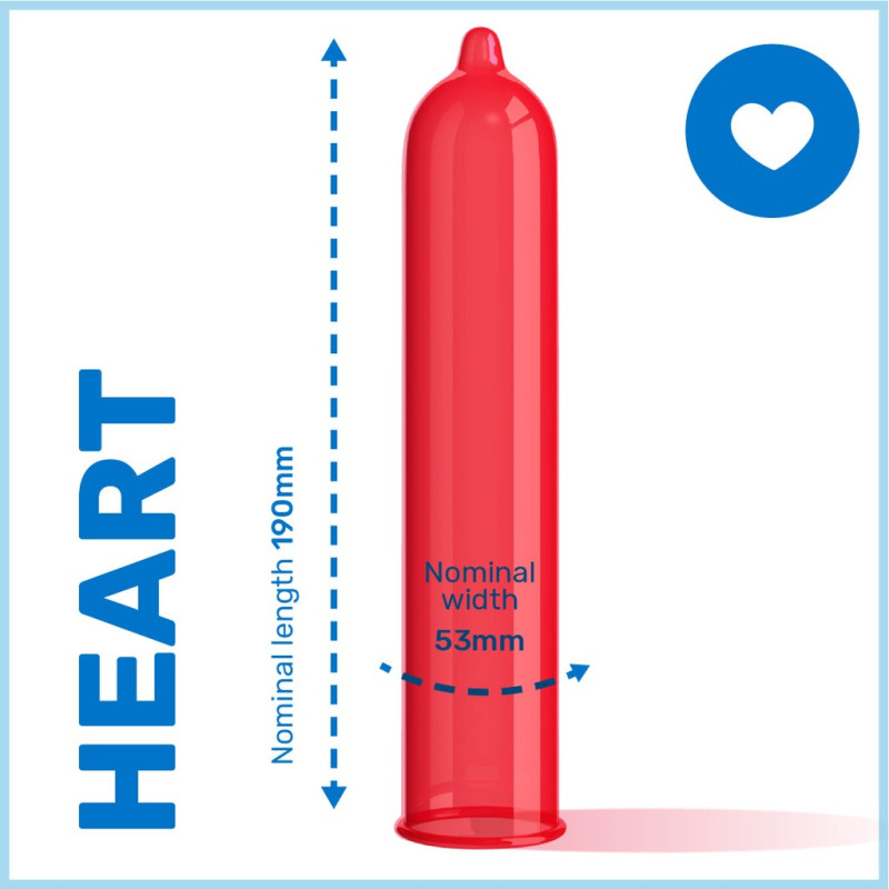 Латексні презервативи Pasante Heart