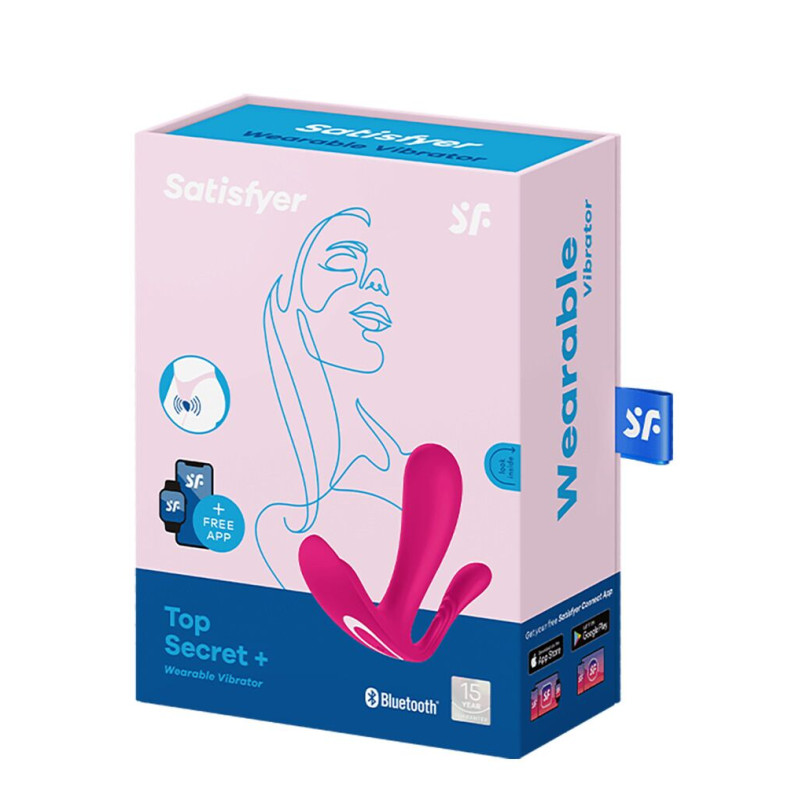 Потрійний вібратор у білизну Satisfyer Top Secret+