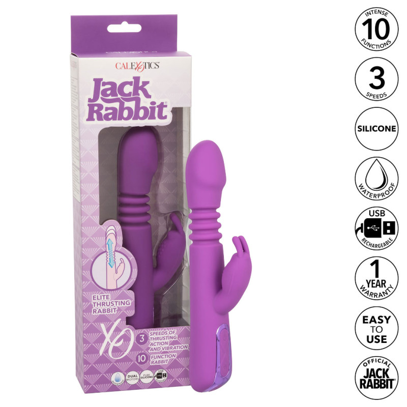 Вібратор кролик з фрикціями CalExotics Jack Rabbits Elite