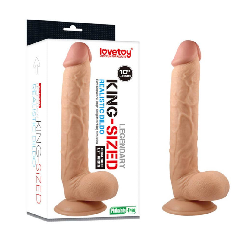 Реалістичний фалоімітатор LoveToy King-Sized Realistic Dildo