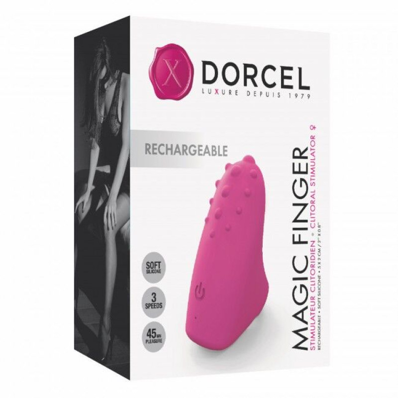 Клиторальный вибратор Dorcel MAGIC FINGER Rose