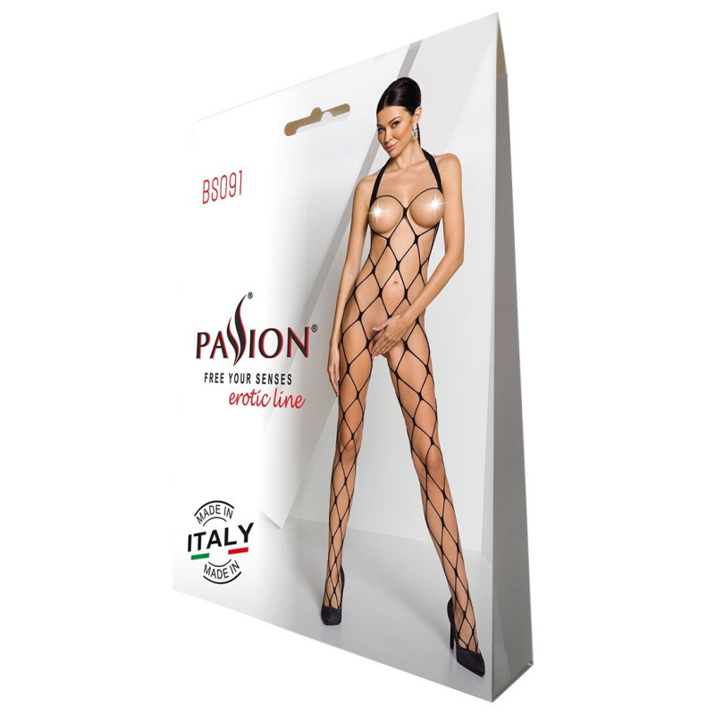 Комбінезон у дуже велику сітку Passion BS091