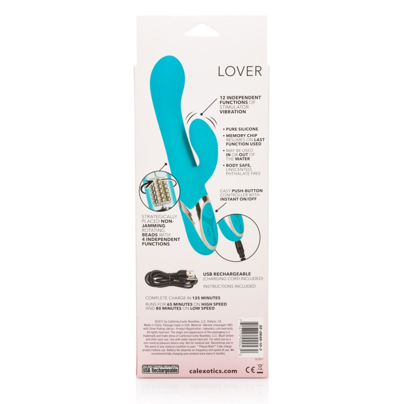 Вібратор кролик з ротацією CalExotics Enchanted Lover