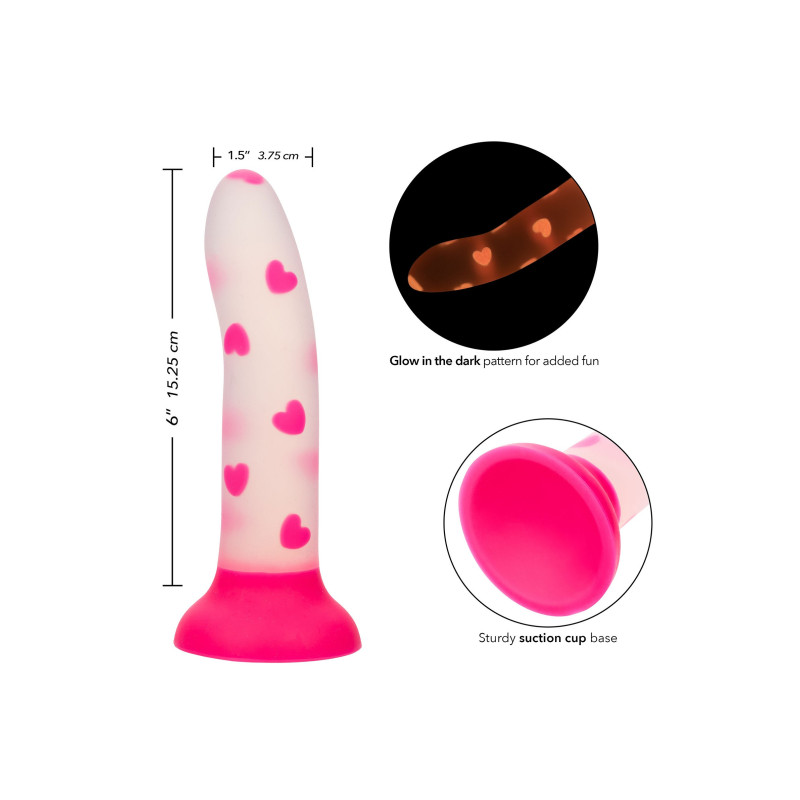 Фалоімітатор, що світиться в темряві Stick Heart CalExotics