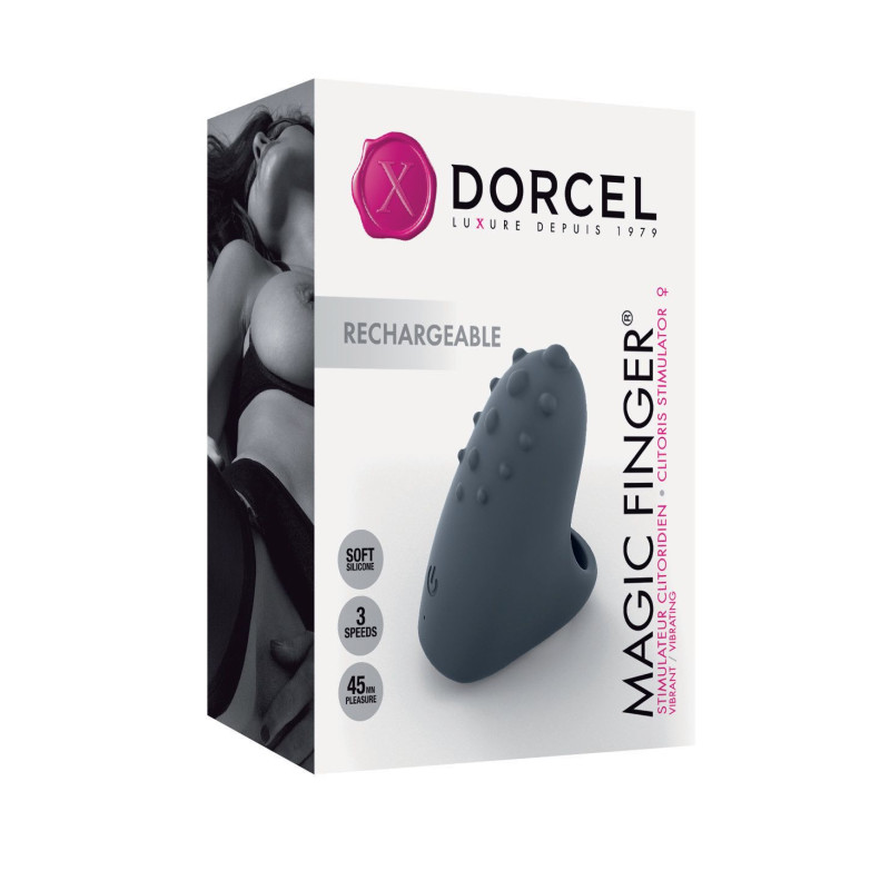 Кліторальний вібратор Dorcel MAGIC FINGER Black