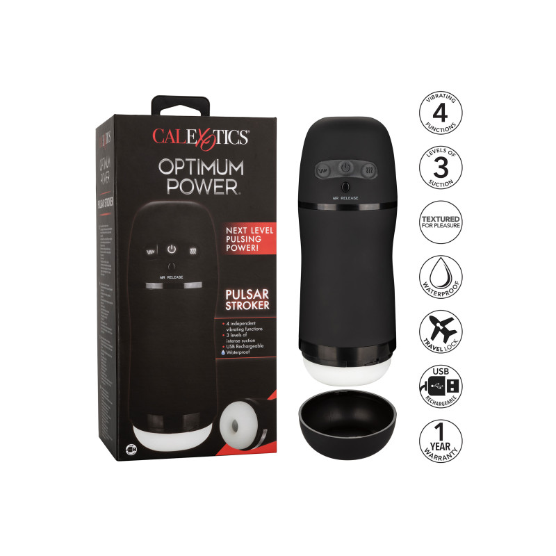 Всмоктуючий мастурбатор CalExotics Pulsar Stroker