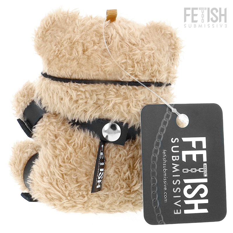 Плюшевый мишка с кляпом в фиксаторах FETISH SUBMISSIVE