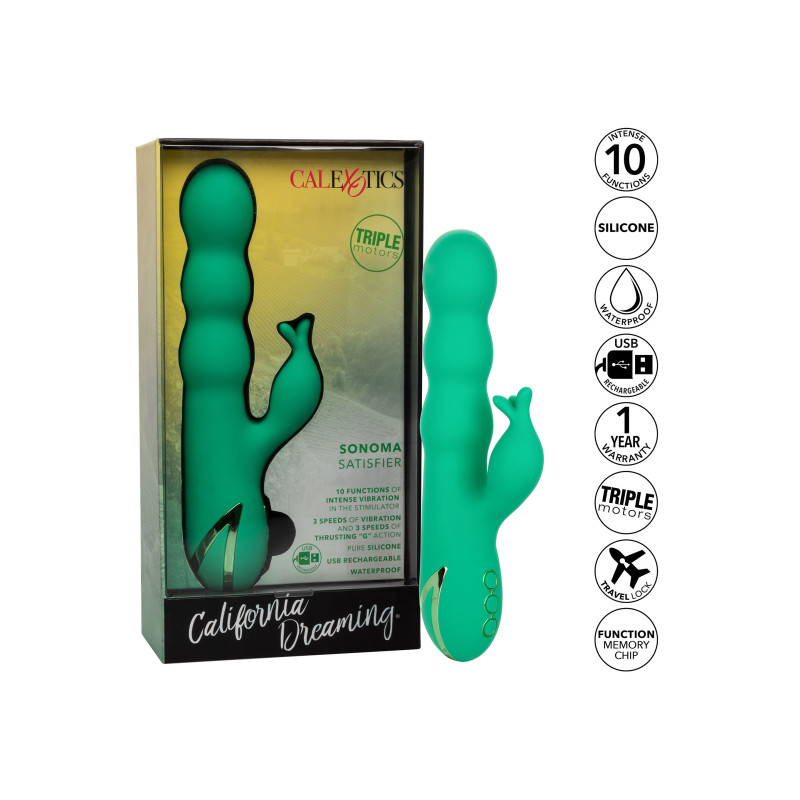Вібратор кролик із фрикціями CalExotics Sonoma Satisfier