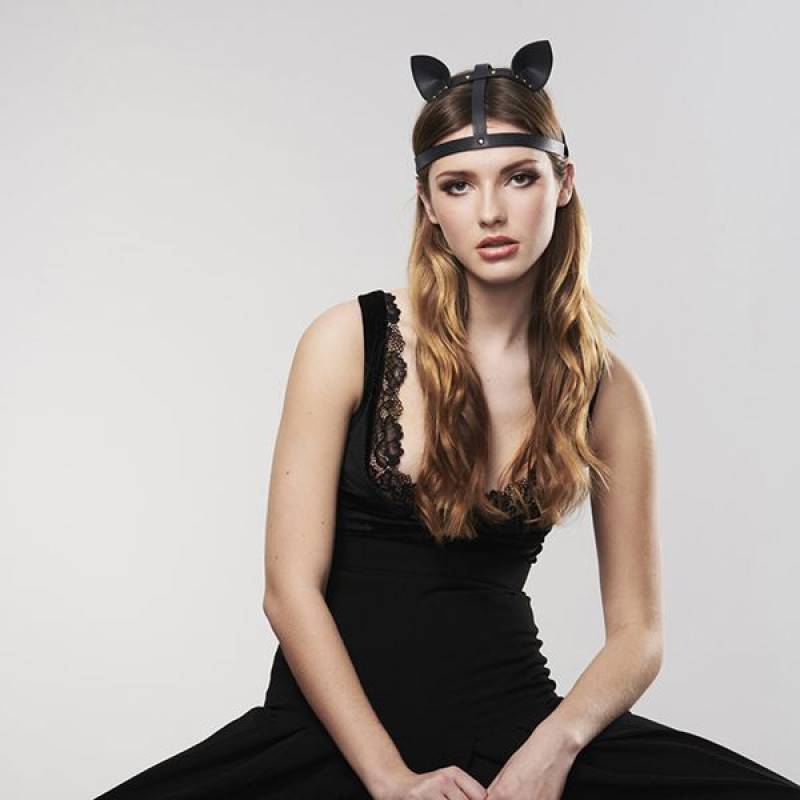 Ушки кошечки Bijoux Indiscrets MAZE - Cat Ears Headpiece Black