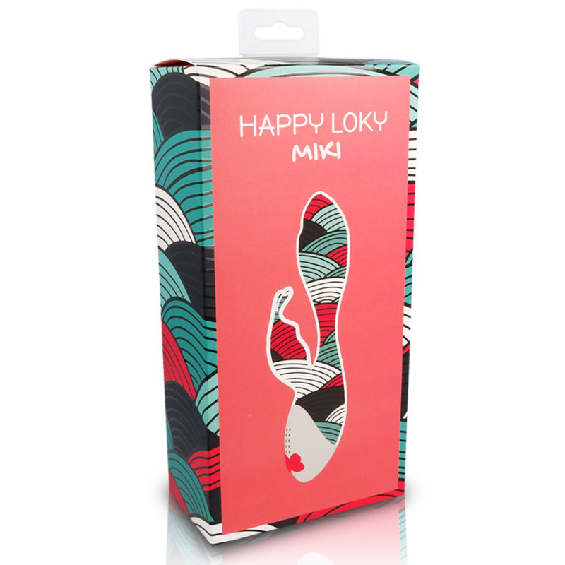 Вибратор кролик с увеличенной головкой HAPPY LOKY MIKI