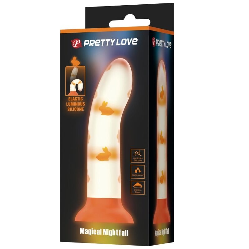 Фаллоимитатор светящийся в темноте Pretty Love