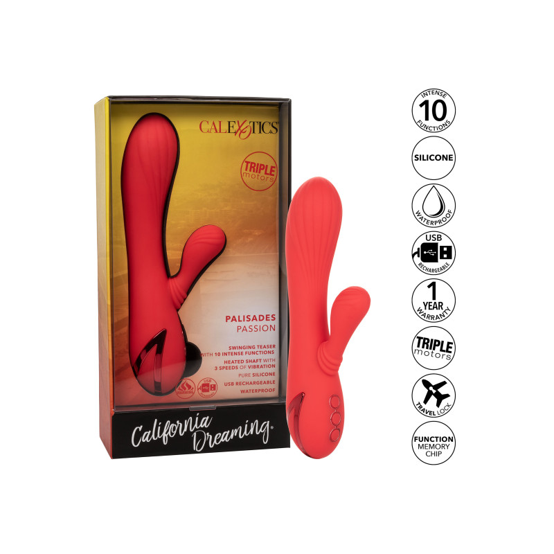 Вібратор кролик з підігрівом CalExotics Palisades Passion