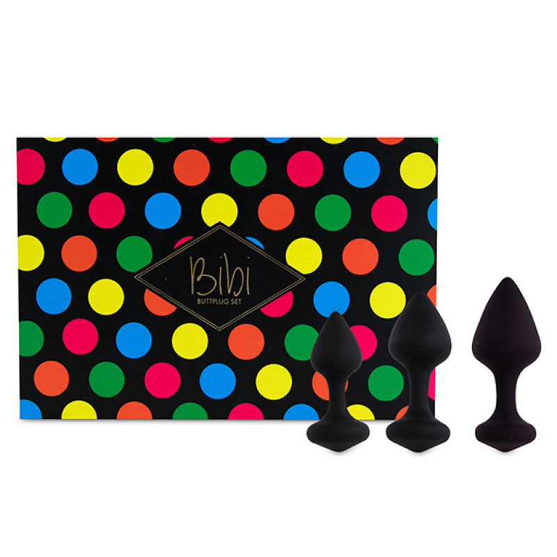 Набір силіконових анальних пробок Feelztoys Bibi Butt Plug Set