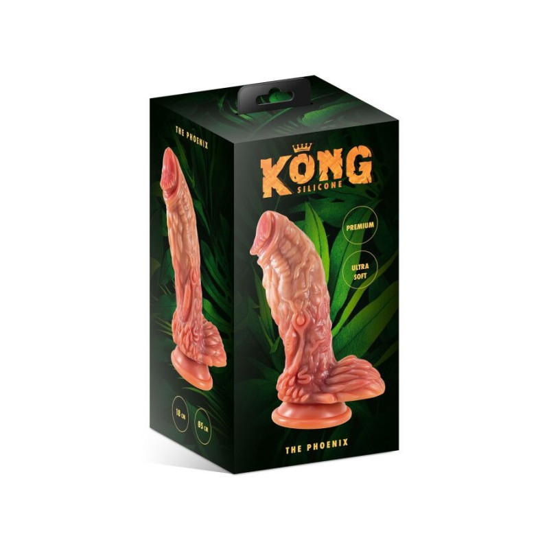 Фентезійний фалоімітатор Kong Silicone The Phoenix