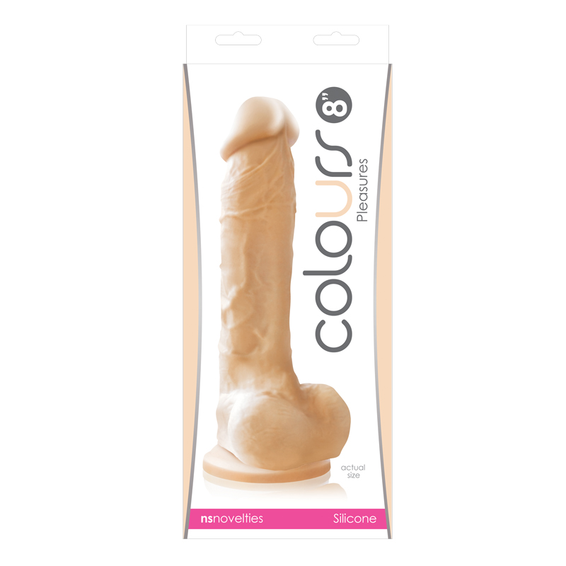 Фаллоимитатор на присоске Colours Pleasures Beige