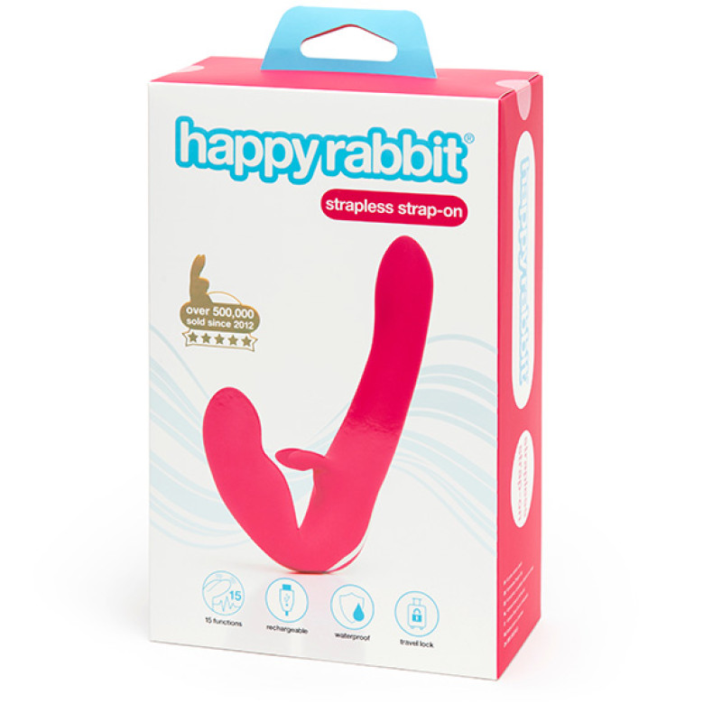 Безременной страпон с вибрацией Happy Rabbit