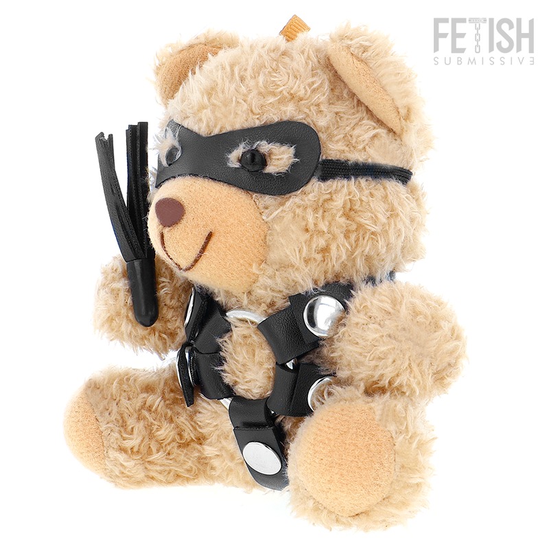 Плюшевый мишка с флогером в маске FETISH SUBMISSIVE
