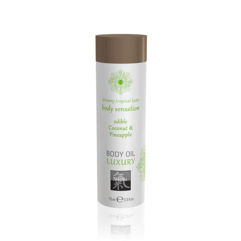 Съедобное массажное масло Shiatsu Luxury Body Oil Edible