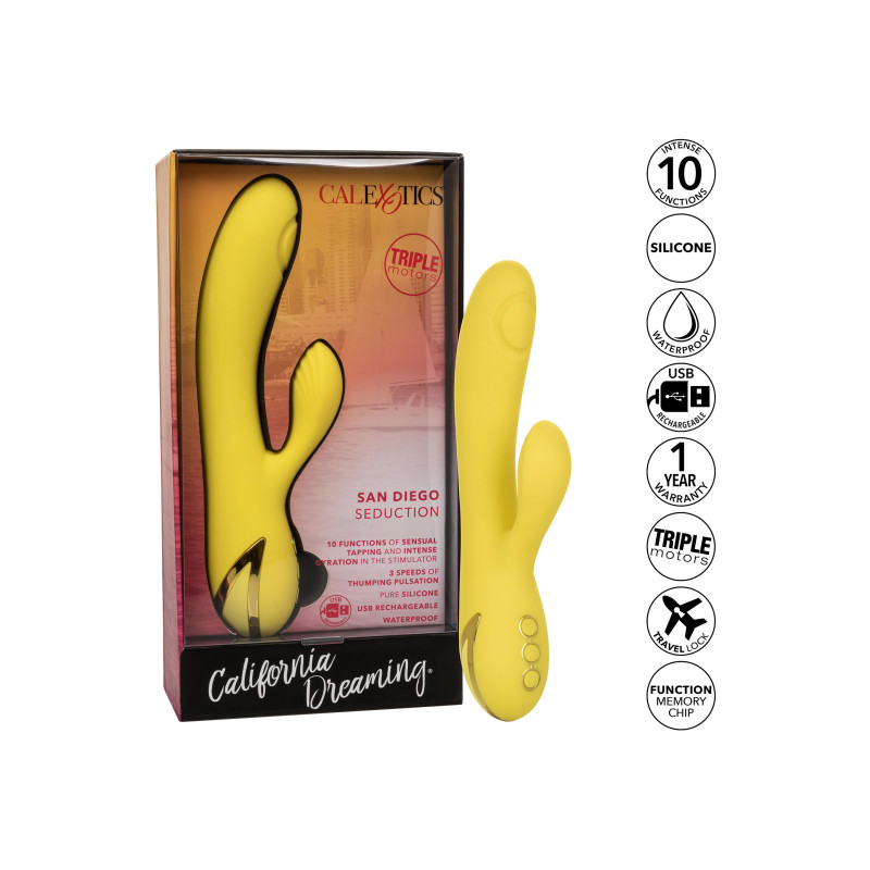 Вібратор кролик для зони G CalExotics San Diego Seduction