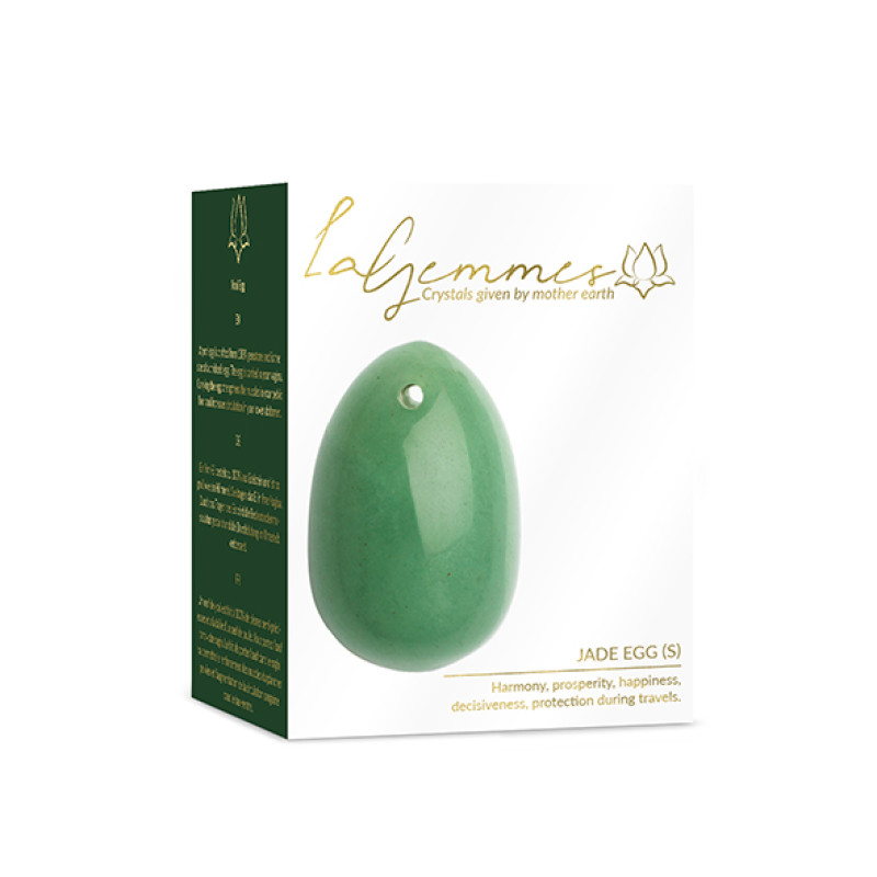 Вагінальне яйце з натурального каменю Yoni Egg Нефрит