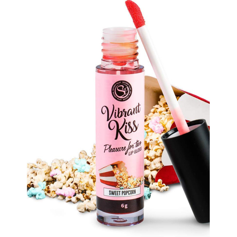 Блеск для губ с эффектом вибрации Secret Play Vibrant Kiss