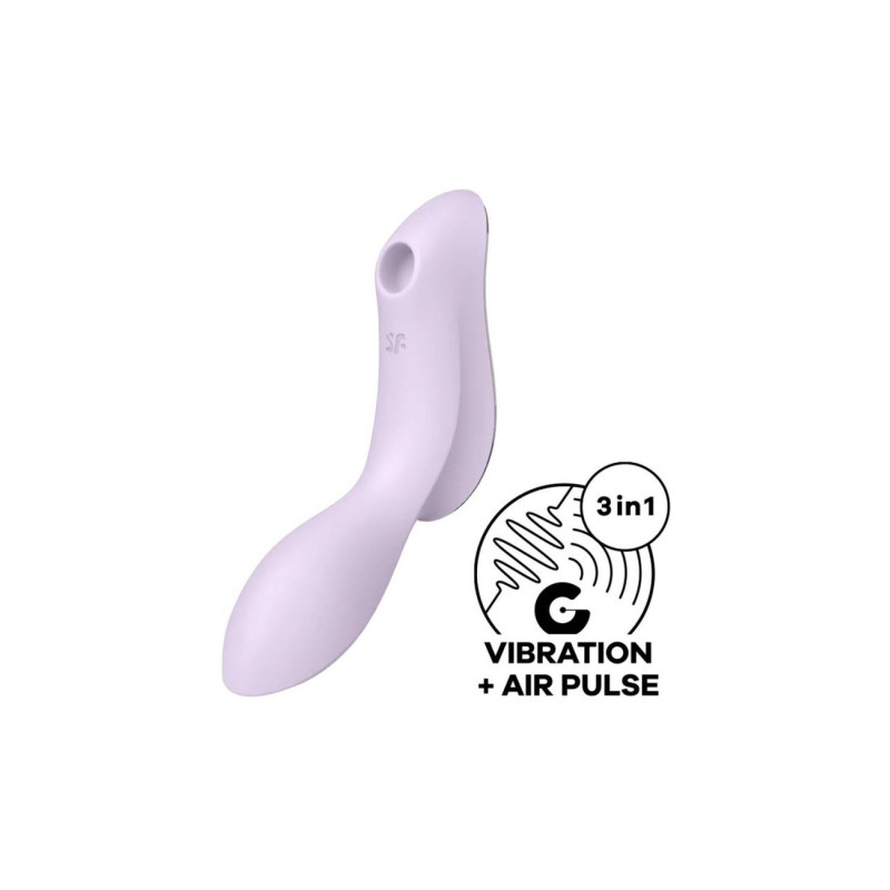 Вакуумний стимулятор з вібрацією Satisfyer Curvy Trinity 2