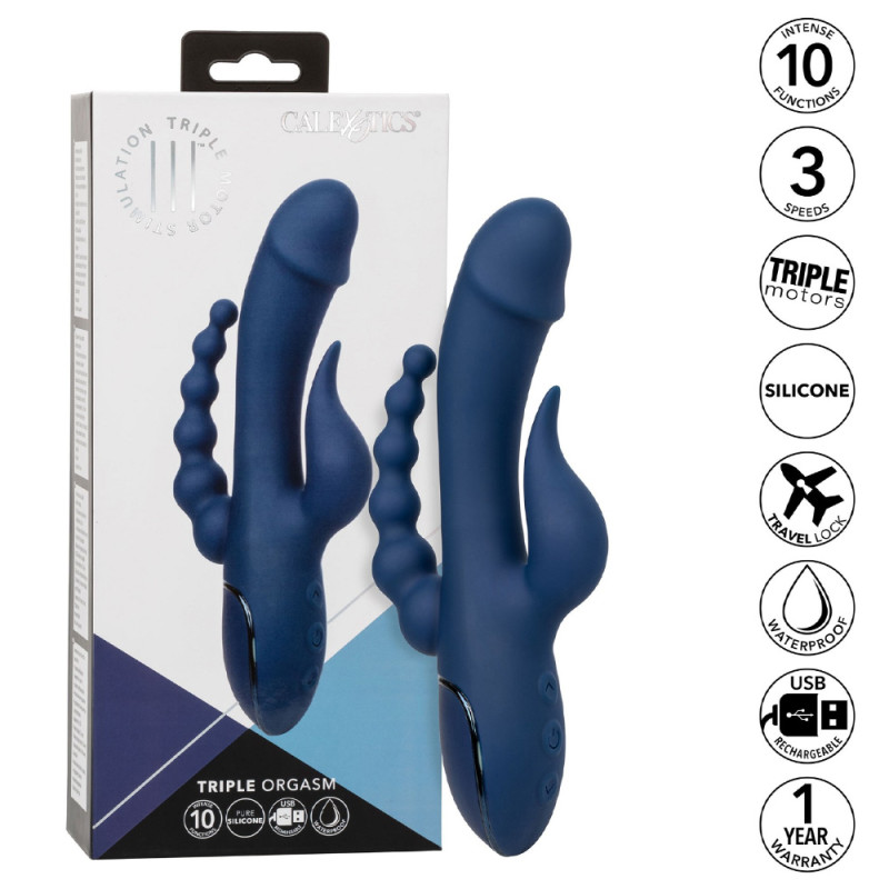 Потрійний вібратор CalExotics Triple Orgasm