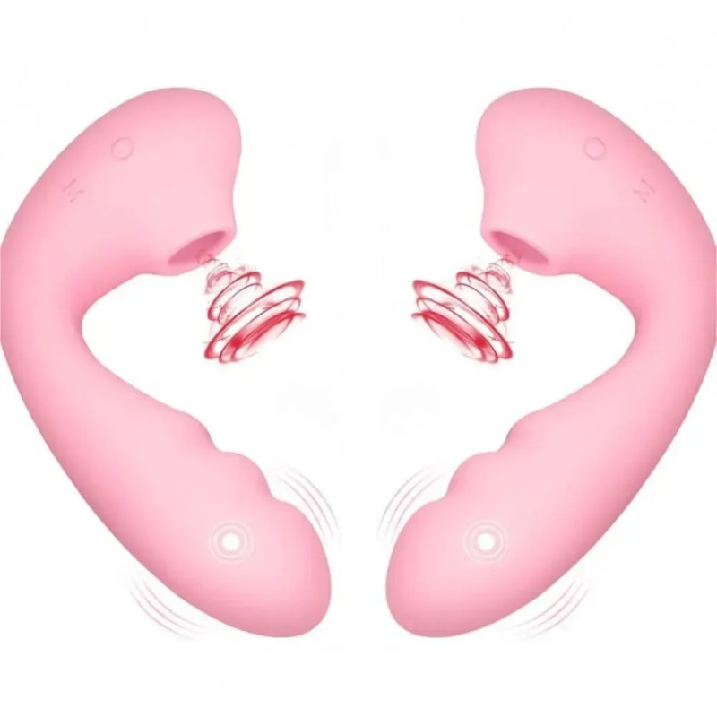 Вакуумный вибратор с двойной стимуляцией BeYourLover Tara X