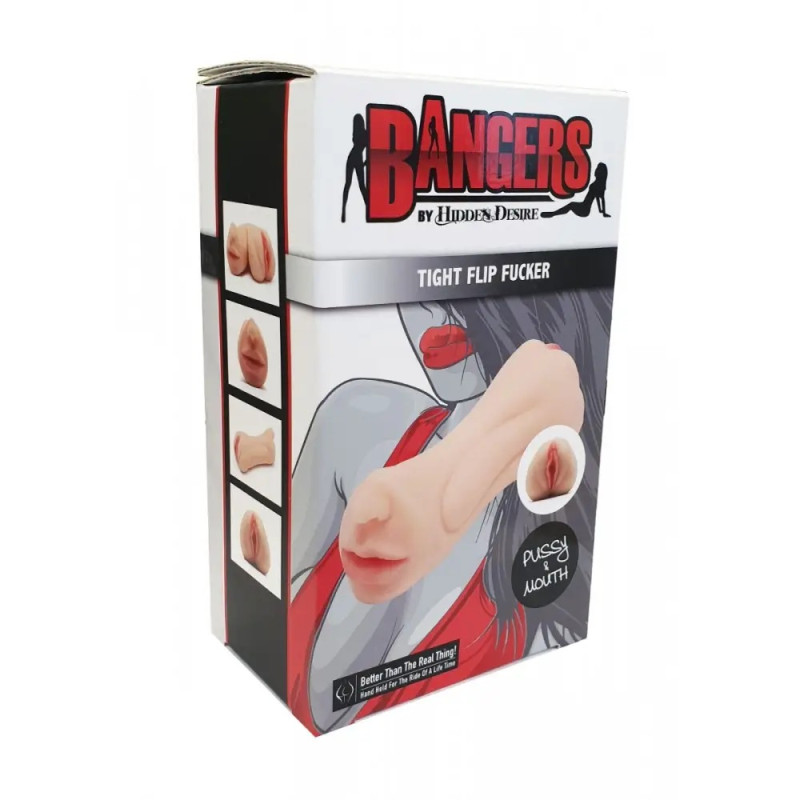 Реалистичный двусторонний мастурбатор Hidden Desire Tight Flip Fucker
