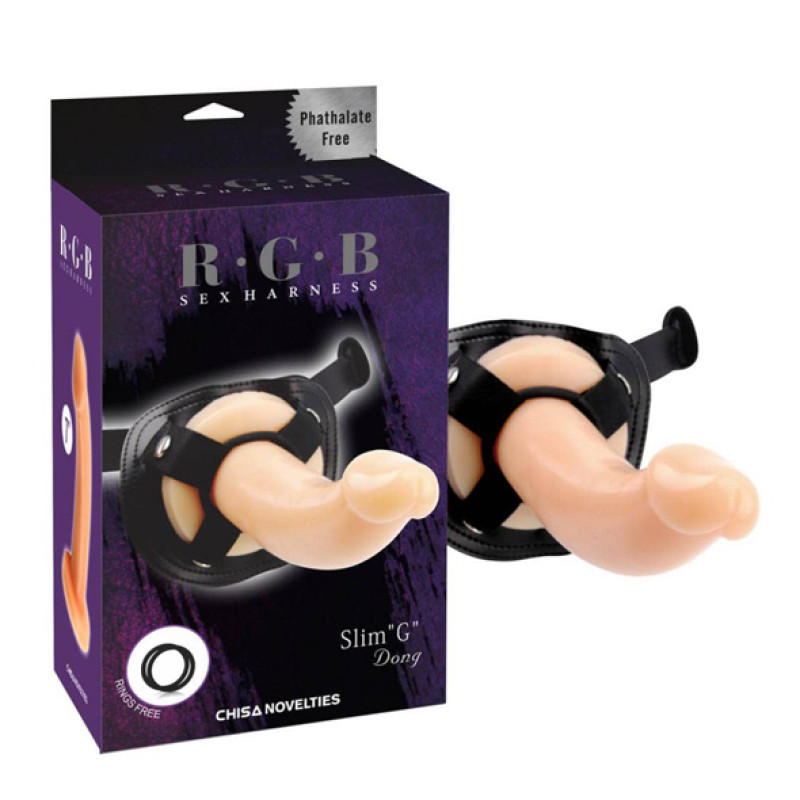 Страпон R.G.B. Slim G Dong