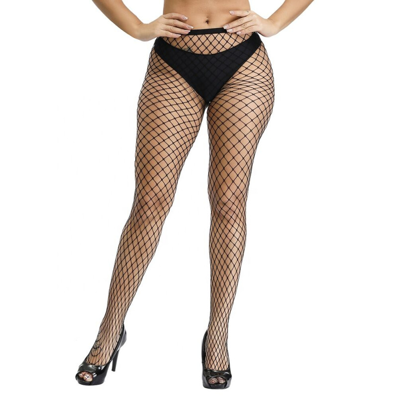 Комплект колготок в сетку JSY WW7040 Black One Size (4 шт)