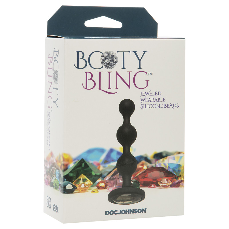 Анальна пробка з кристалом Booty Bling Doc Johnson