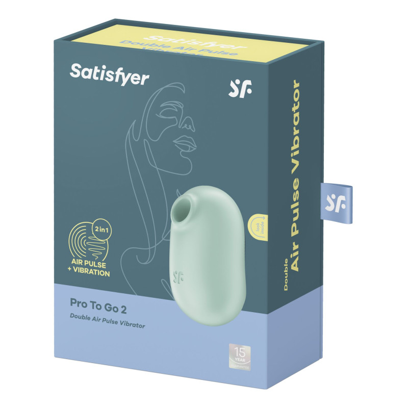 Вакуумний стимулятор з вібрацією Satisfyer Pro To Go 2