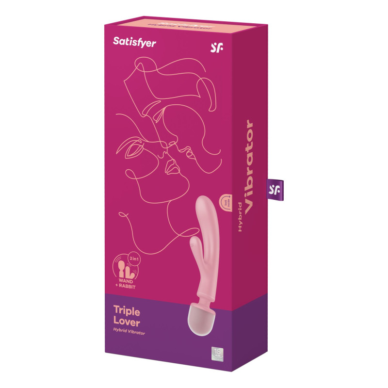 Вібратор кролик масажер Satisfyer Triple Lover
