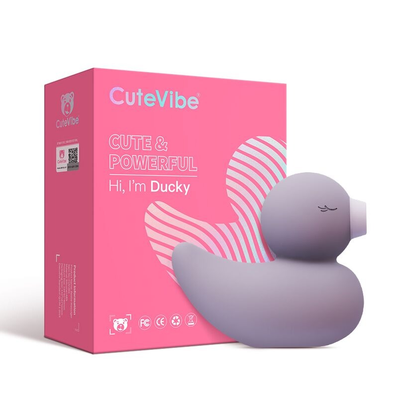 Вакуумный вибратор-уточка CuteVibe Ducky