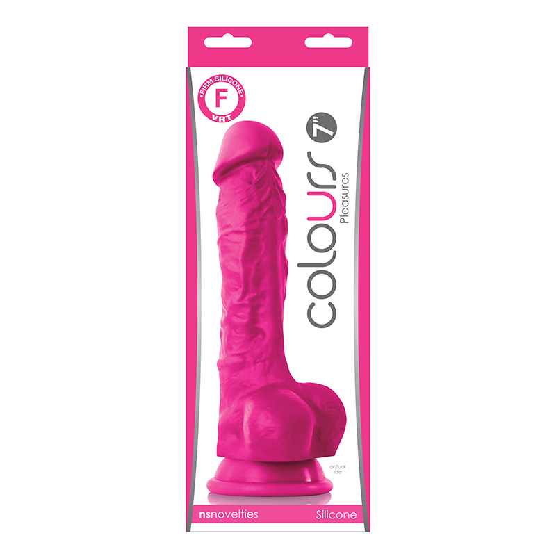 Фаллоимитатор на присоске NS Novelties Colours Pleasures Pink