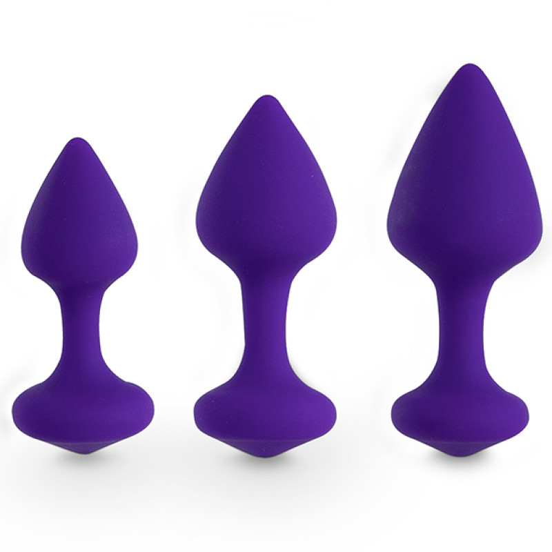 Набір силіконових анальних пробок Feelztoys Bibi Butt Plug Set