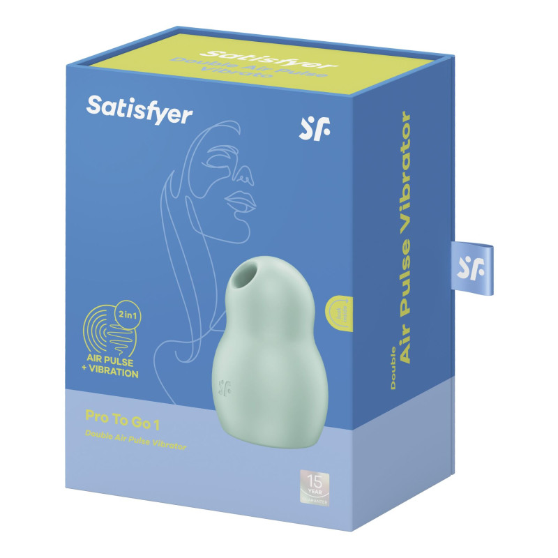 Вакуумний стимулятор з вібрацією Satisfyer Pro To Go 1