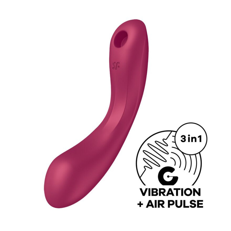 Вакуумный стимулятор с вибрацией Satisfyer Curvy Trinity 1