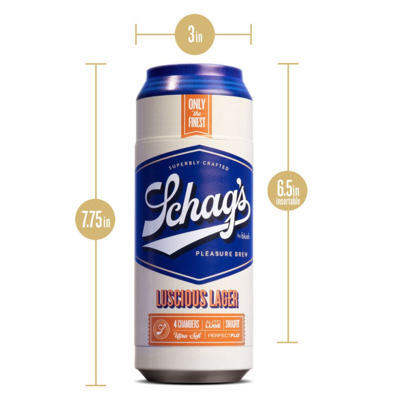 Мастурбатор - банка пива Luscious Lager