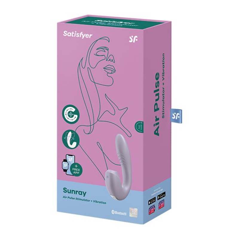 Вакуумний смарт-стимулятор з вібрацією Satisfyer Sunray