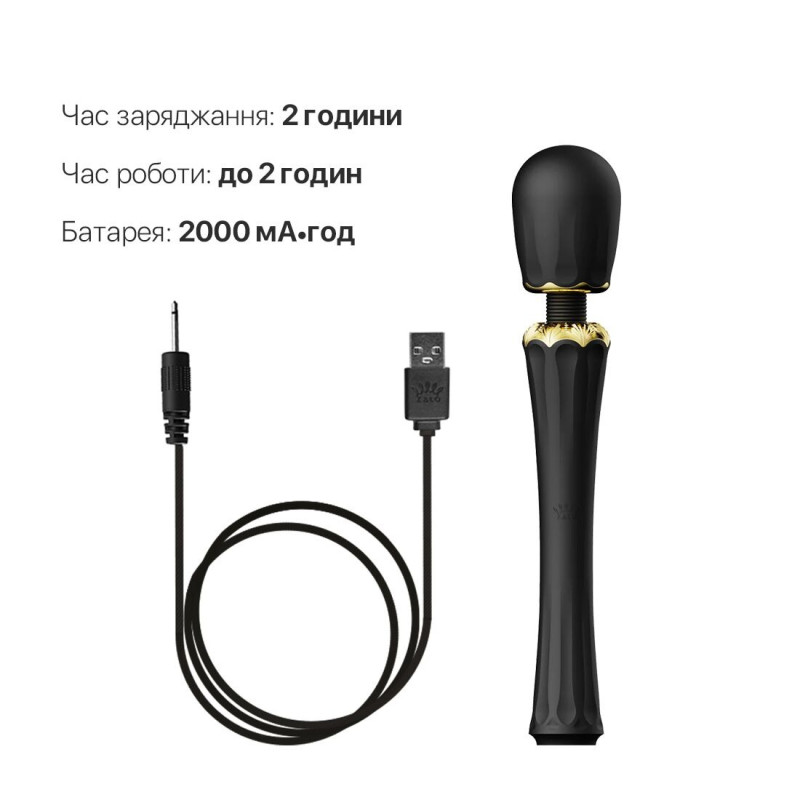 Вибромассажер с насадками Zalo Kyro Wand
