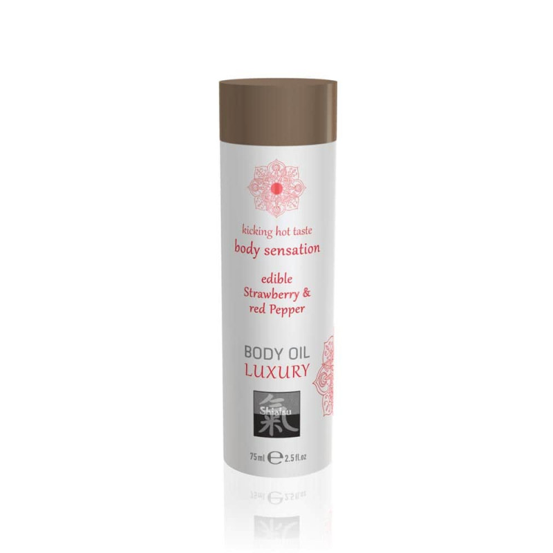 Съедобное массажное масло Shiatsu Luxury Body Oil Edible