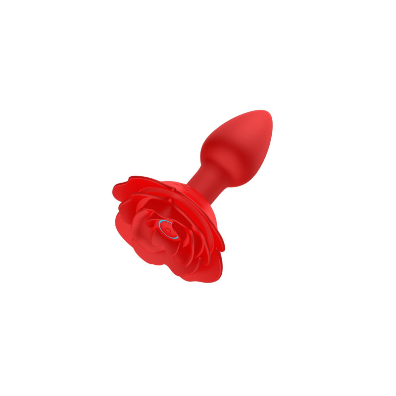 Анальна пробка троянда з вірацією - Rose Rotating Anal Plug Анальна пробка троянда з вірацією - Rose Rotating Anal Plug